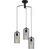 Image de EGLO, Suspension, Roccamena 1 Hanglampe - E27 - 61,5 cm - Schwarz (E27)