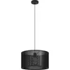 Image de EGLO, Suspension, 43795 MANBY E27 Lampe à suspendre Ø450mm Noir (E27)