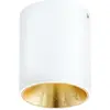 Image de EGLO, Applique + plafonnier, Plafonnier POLASSO blanc, or (340 lm)