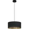 Image de EGLO, Suspension, Suspension ESTEPERRA 3x E27, noir/or (E27)