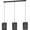 Image de EGLO, Suspension, Suspension CREMELLA 3x E27, Noir (E27)