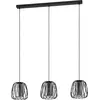 Image de EGLO, Suspension, Suspension FLORESTA 3x E27 noir (E27)