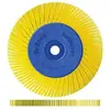 Image de Magni, Abrasifs, Brosse abrasive radiale Ø 150 x 12,7 x 25,4 mm P 80 jaune, type TA Tyrolit (P80)