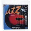 Image de Thomastik JF345 Jazz Flat Wound Long Scale 5-snarig (5x, Guitare électrique, 0.14"), Corde de guitare