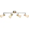 Image de Globo, Applique + plafonnier, Projecteur nickel mat 4xE14 (E14)