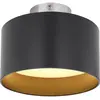 Image de Globo, Applique + plafonnier, Plafonnier Jenny noir mat 1xLED (550 lm)
