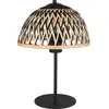 Image de Globo, Lampe de table, Lampe de table Colly noir mat 1xE27 (E27)