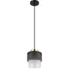Image de Globo, Suspension, Lampe à Suspendre Métal Noir Mat, 1xe27 (E27)