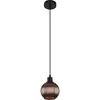 Image de Globo, Suspension, Zumba E27 Suspension Noir Mat, Métal Ø15cm 15638B (E27)