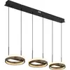 Image de Globo, Suspension, Suspension Métal Noir Mat, 1xled (4600 lm)