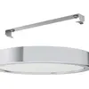 Image de EGLO, Plafonnier, 900641 FUEVA 5 LED encastré/apparent 17W Ø210mm Chrome Blanc Blanc chaud IP44 (2000 lm)