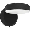 Image de EGLO, Applique + plafonnier, 900673 FORNACI LED Applique murale/plafonnier d'extérieur 8,7W Noir Blanc Blanc chaud IP54 (960 lm)