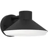 Image de EGLO, Éclairage d'extérieur, 900688 NINNARELLA LED Applique murale/plafonnier d'extérieur 4,6W Noir Blanc IP44 (400 lm, GU10, IP44)