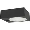 Image de EGLO, Éclairage d'extérieur, Darfano Wandlamp Buiten - Sensor - SOLAR - 14.5 cm - Zwart - Dimbaar (934 lm, IP54)