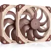 Image de Noctua NF-A14x25 G2 PWM Sx2-PP (140 mm, 2x), Ventilateur PC, Beige, Marron