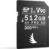 Image de Angelbird AV PRO V90 (512 Go, SDXC, U3, UHS-II), Carte mémoire, Noir