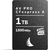 Image de Angelbird AV PRO CFexpress A (1000 Go, CFexpress type A), Carte mémoire, Noir