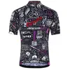 Image de Cycology Maillot à Manches Courtes Bike Graffiti