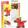 Image de Eugy Roter Drache Eco 3D-Puzzle