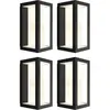 Image de Philips, Éclairage d'extérieur, Hue Impress muurlamp White and Color zwart smal 4-pack