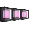 Image de Philips, Éclairage d'extérieur, Hue Econic muurlamp White and Color Zwart modern 3-pack