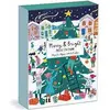 Image de Abrams & Chronicle Louise Cunningham Merry and Bright 12 Days of Christmas Advent Puzzle Calendar