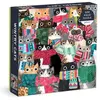 Image de Abrams & Chronicle Wintry Cats 500 Piece Puzzle (500 pièces)