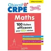 Image de Objectif CRPE 2026 - Maths - 100 fiches pour bien réviser - ép. écrite d'admissibilité M2/L3 - Laure Voirin-Bremont