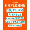Image de Simplissime 10, 15, 20 à table - Jean-François Mallet