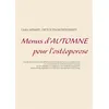 Image de Menus d'automne pour l'ostéoporose - Cédric Ménard