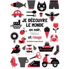 Image de Je découvre le monde en noir, blanc et rouge - Agnèse Baruzzi