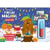 Image de Mon P'tit Hemma - Mon premier pinceau magique - Joyeux Noël - 8 cartes magiques - Des coloriages - Des stickers - Carotte Et Compagnie