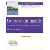 Image de Merleau-Ponty, La prose du monde 'La perception d'autrui et le dialogue' (extrait du chapitre V) - Ronald Bonan
