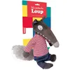 Image de Ma peluche Loup habillée - Marinière et jean - Orianne Lallemand