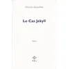 Image de Le Cas Jekyll - Christine Montalbetti