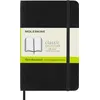 Image de Carnet blanc - Format de poche - Couverture souple noire