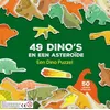 Image de 49 Dino's en een Asteroïde