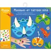 Image de Ma pochette d'artiste - masques et tattoos dino - Anna Clark
