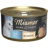 Image de 24x85g Filets fins en sauce pur thon Miamor - Pâtée pour chat