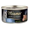 Image de Miamor Filets Fins Naturels 6 x 80 g pour chat - thon Skipjack