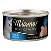 Image de Miamor Filets Fins Naturels 6 x 80 g pour chat - thon, crevettes