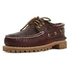 Image de Chaussures Bateau Authentic 3-Eye Lug Handsewn - Tb050009648 Rouge - 42