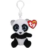 Image de Porte-clés en peluche Ty Beanie Boo's Clip Le panda 7 cm