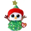 Image de Peluche interactive TY Beanie Boo's Small Garland le bonhomme de neige