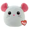 Image de Peluche Ty Squish A Boos Medium Catnip La souris Gris et Rose