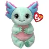 Image de Peluche - Ty - Beanie Bellies Small - Alex L Axolotl - Rouge - Pastel - 17 Cm