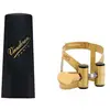 Image de Saxophones VANDOREN LIGATURE M/O TENOR FINITION VIEIL OR ET COUVRE BEC PLASTIQUE - LC58AP Ligature saxophone Ténor