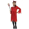 Image de Déguisement Petite Diablesse Fille 8/10 Ans Rouge 997486 Amscan 8/10 ANS - 997486 AMSCAN