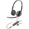 Image de Plantronics Blackwire 3225 Monaural Head-Band Black Headset   Headsets (Call Center/Office, Monaural, Head-Band, Black, IN-LINE Control, Wired)