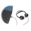 Image de Poly Blackwire 7225 - Micro-casque - sur-oreille - filaire - Suppresseur de bruit actif - USB - noir - Certifié pour Microsoft Teams